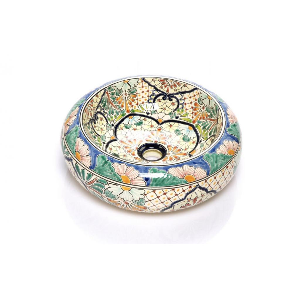 viragos festett mintas keramia mosdotal mosogato furdo furdoszoba mosdokagylo kezzel keszitett olasz toszkan dekor konyha felujitas csap furdo mediterran country vintage shabby chic mexikoi.jpg